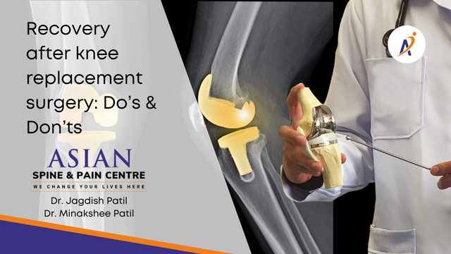 recovery after knee replacement surgery | Knee replacement surgeon in Pune