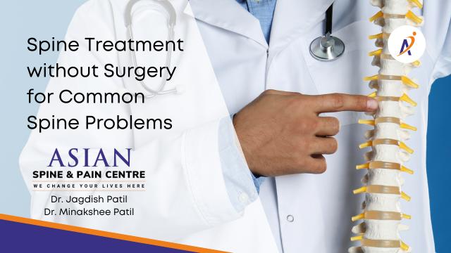 Dr. Jagdish Patil & Dr. Minakshee Patil provides spine treatment without Surgery for common spine problems like spinal stenosis, herniated disc, sciatica, arthritis in Pune.